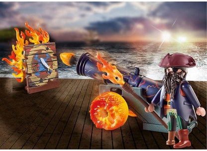 Pirate and Fire Cannon Set - Playmobil - The Toy Store