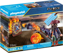 Pirate and Fire Cannon Set - Playmobil - The Toy Store