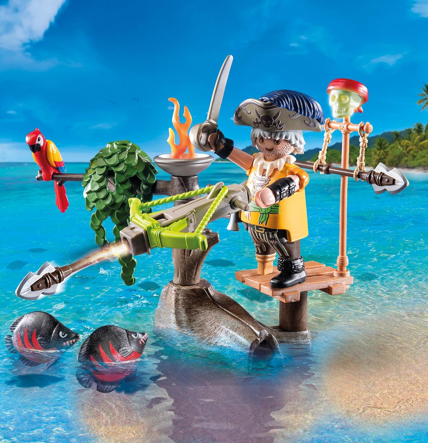 Pirate with Ballista - Playmobil - The Toy Store