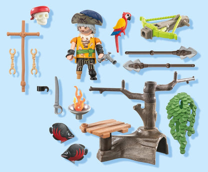 Pirate with Ballista - Playmobil - The Toy Store