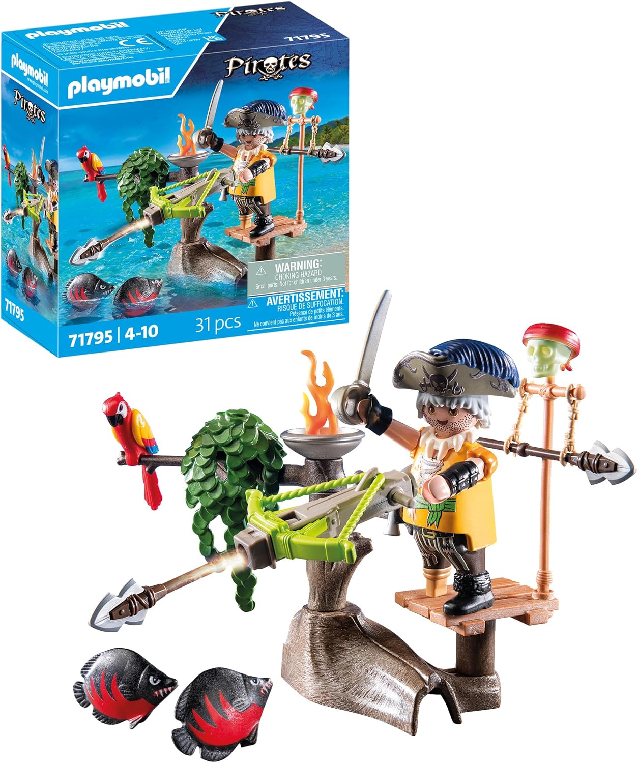 Pirate with Ballista - Playmobil - The Toy Store