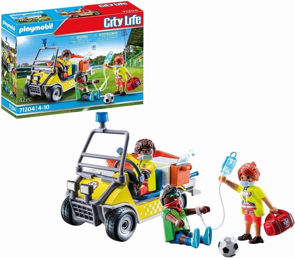 Rescue Cart Toy Vehicle - Playmobil - The Toy Store
