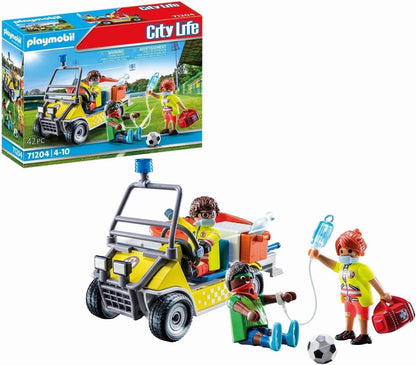 Rescue Cart Toy Vehicle - Playmobil - The Toy Store