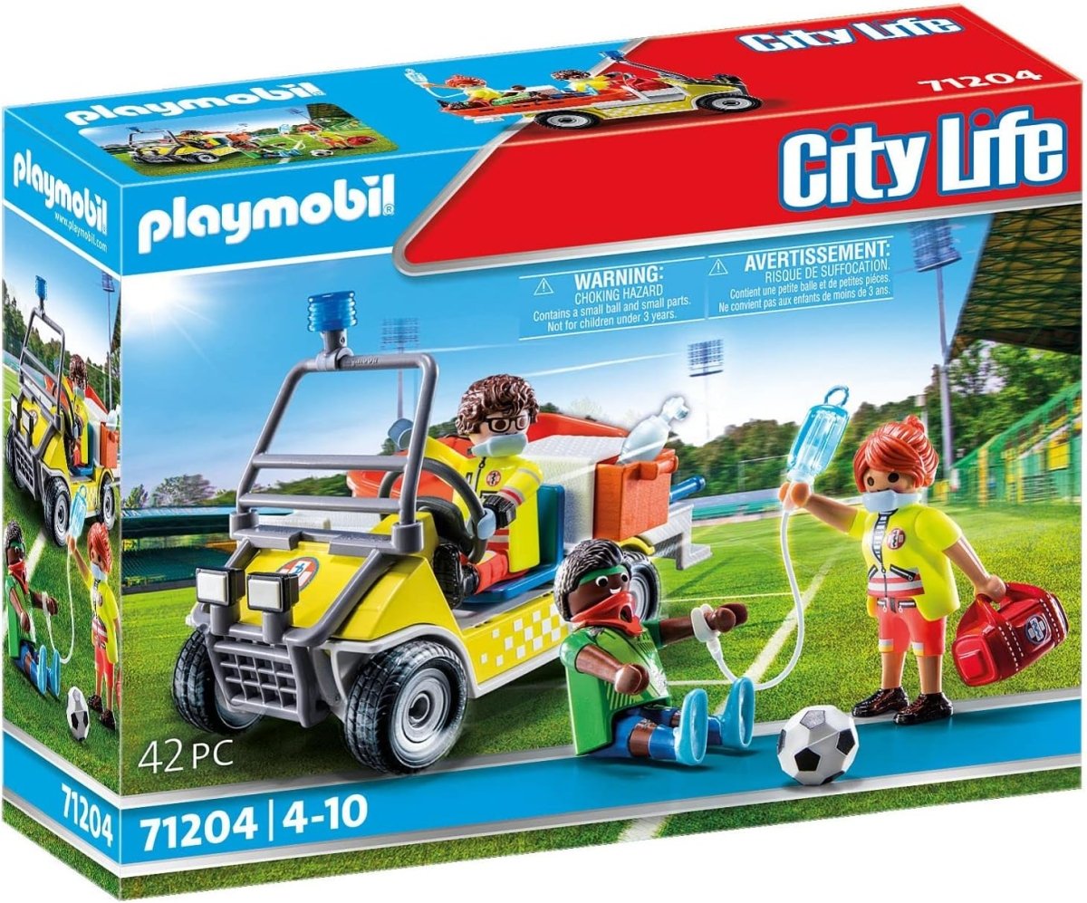 Rescue Cart Toy Vehicle - Playmobil - The Toy Store