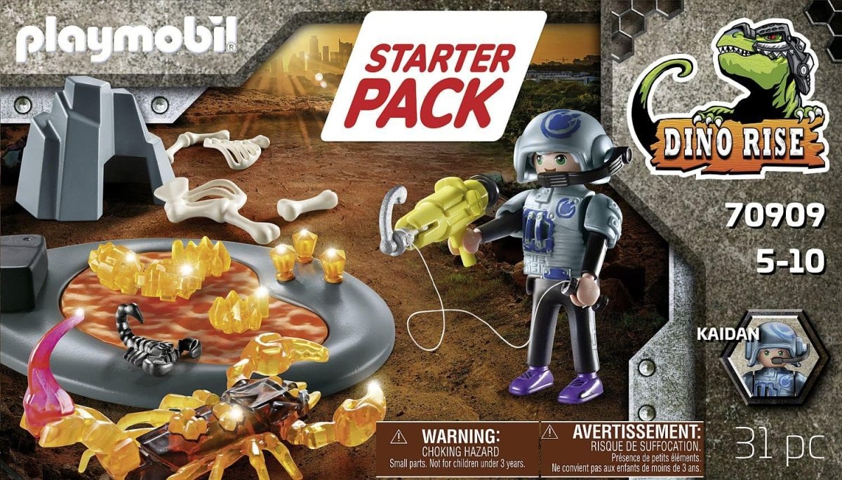 Starter Pack Dino RiseFire Scorpion - Playmobil - The Toy Store