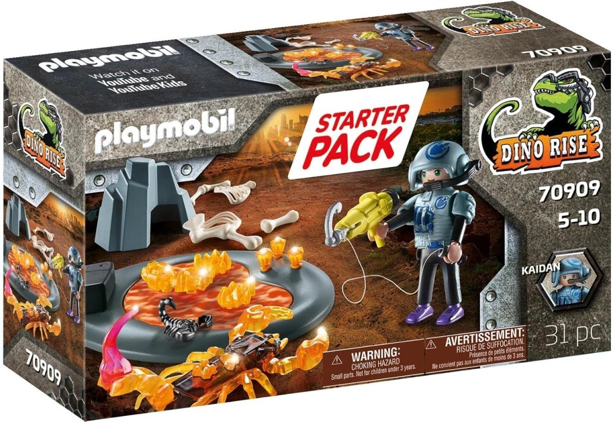 Starter Pack Dino RiseFire Scorpion - Playmobil - The Toy Store