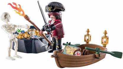 Starter Pack Pirate With Rowing Boat - Playmobil - The Toy Store