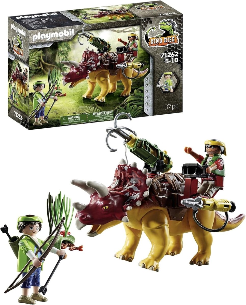 Triceratops Dinosaur Figure - Playmobil - The Toy Store