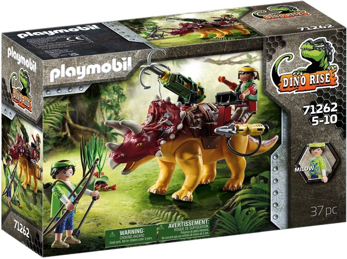 Triceratops Dinosaur Figure - Playmobil - The Toy Store