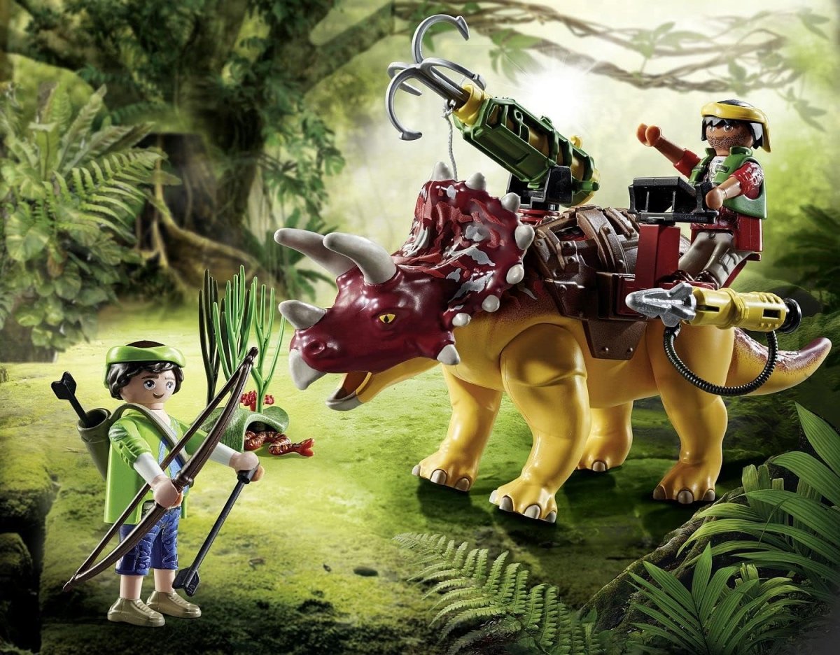 Triceratops Dinosaur Figure - Playmobil - The Toy Store