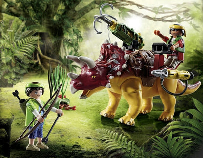 Triceratops Dinosaur Figure - Playmobil - The Toy Store