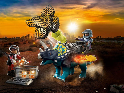 Triceratops and SoldiersDino Rise - Playmobil - The Toy Store