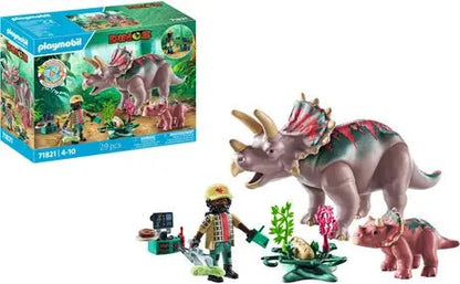Triceratops Family - Playmobil - The Toy Store