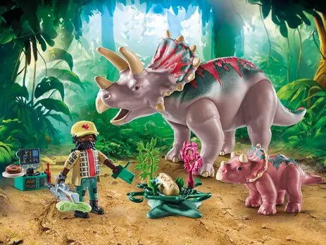 Triceratops Family - Playmobil - The Toy Store