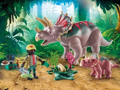 Triceratops Family - Playmobil - The Toy Store