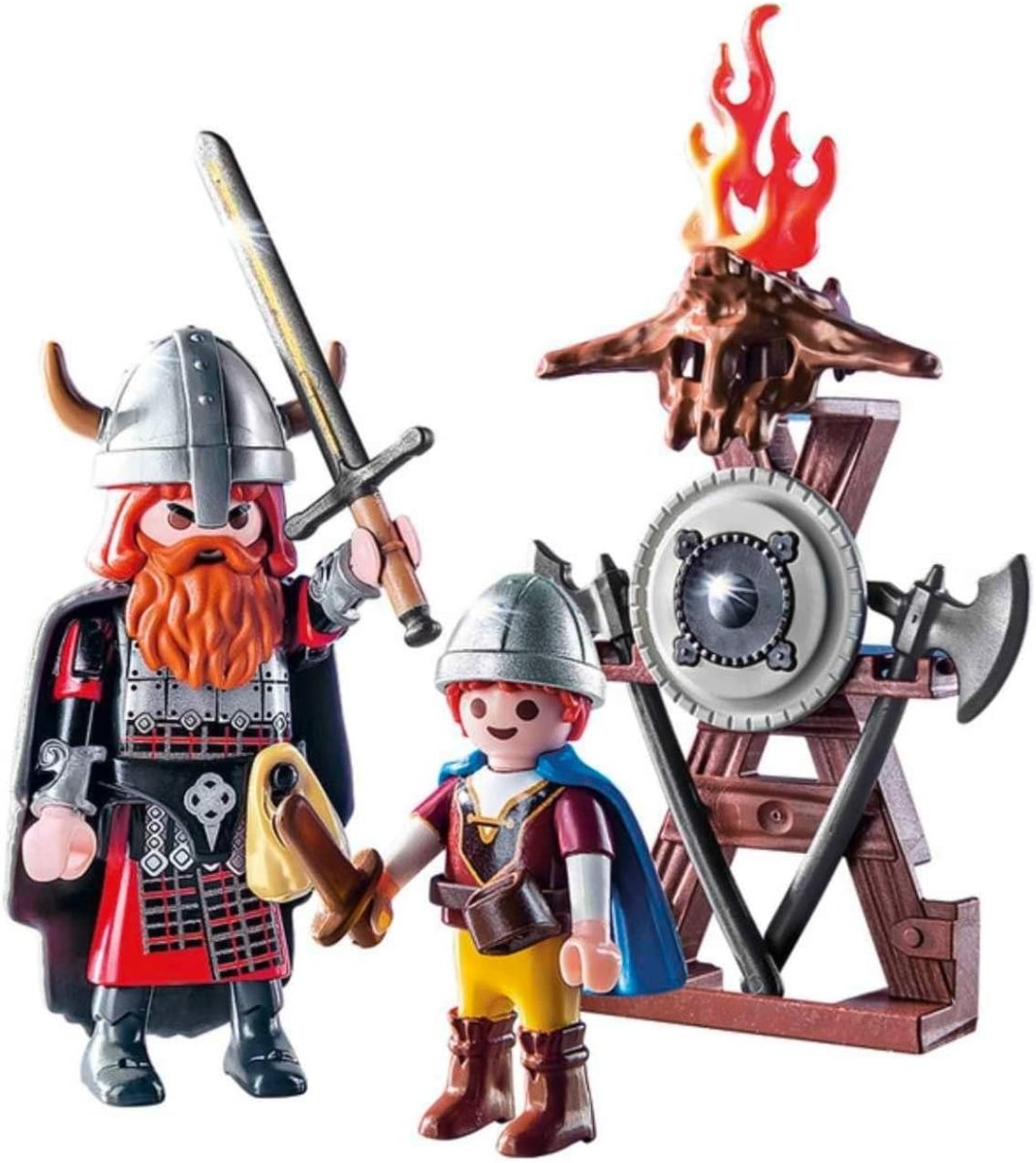 Vikings With Shield Gift Egg - Playmobil - The Toy Store
