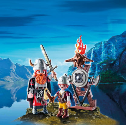 Vikings With Shield Gift Egg - Playmobil - The Toy Store
