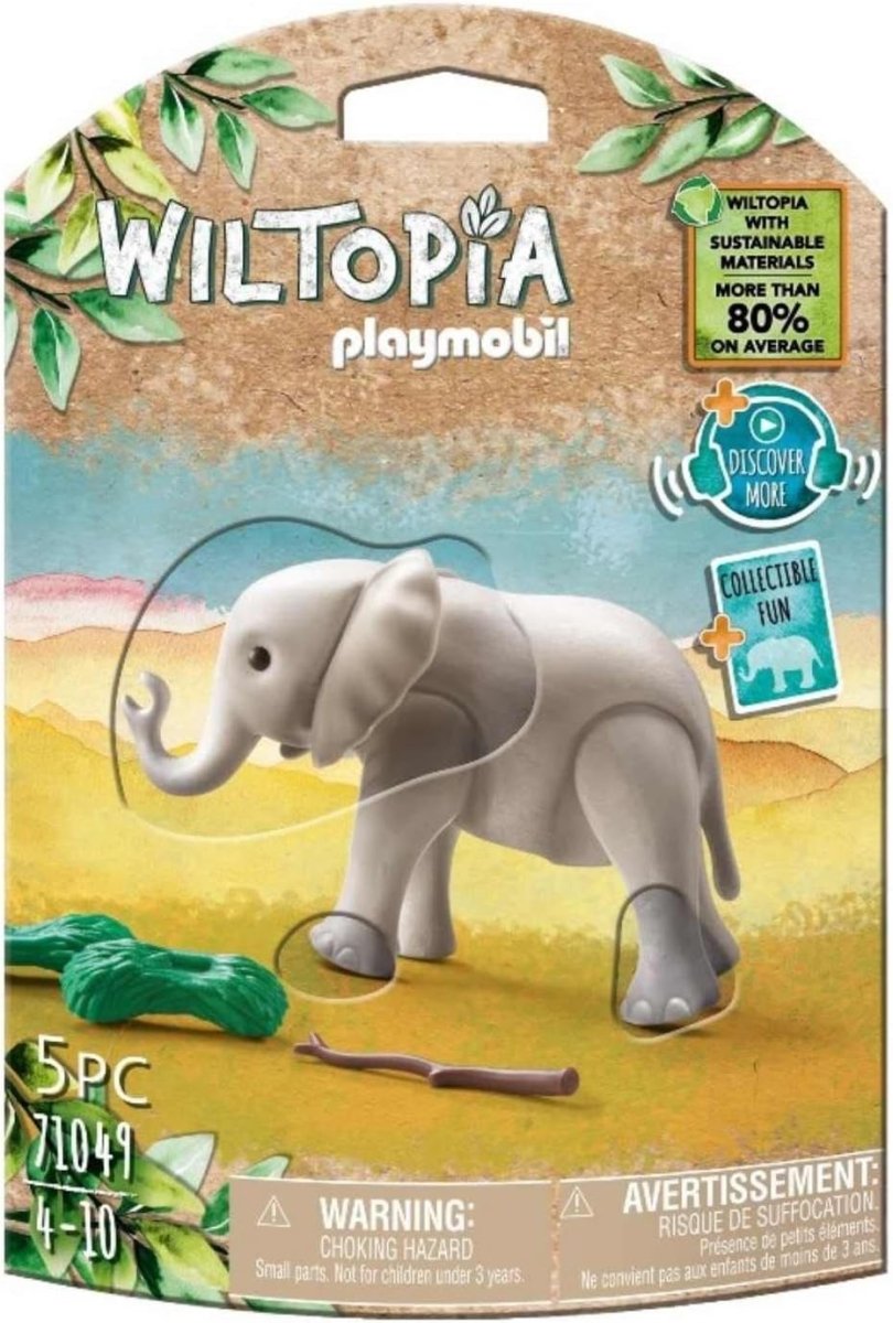 Wiltopia Young Elephant - Playmobil - The Toy Store
