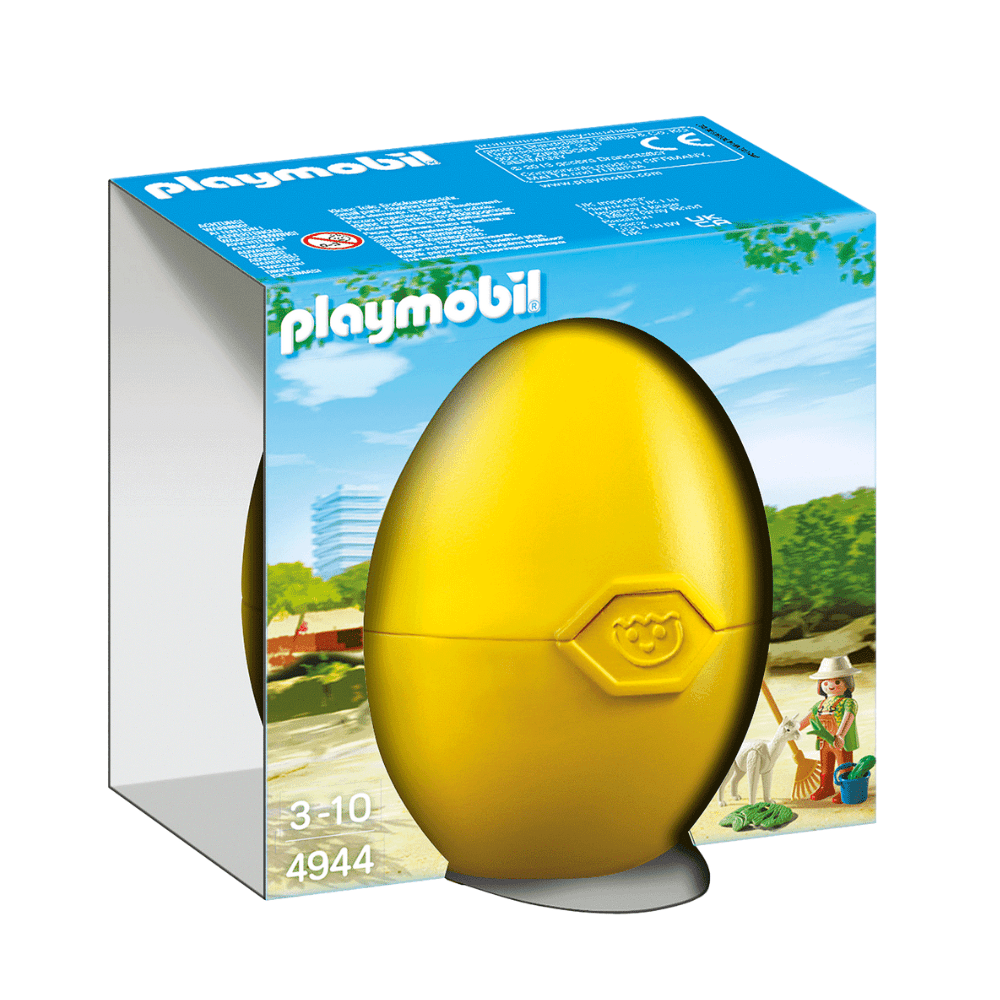 Zookeeper With Alpaca Gift Egg - Playmobil - The Toy Store