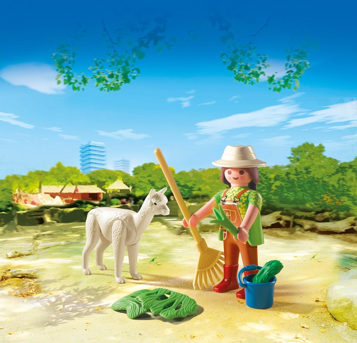 Zookeeper With Alpaca Gift Egg - Playmobil - The Toy Store