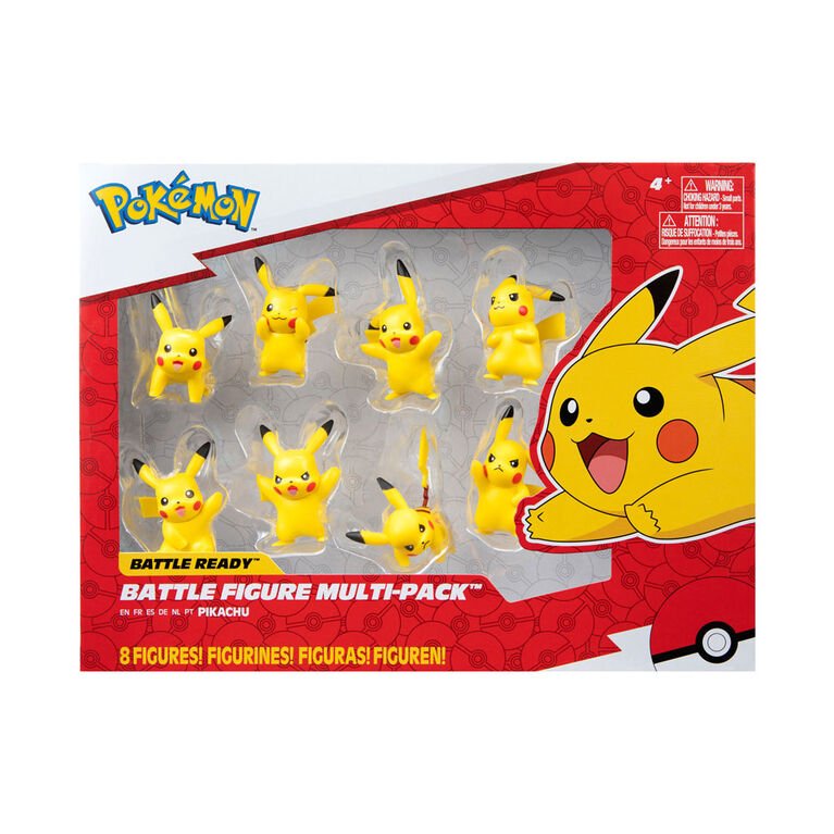 Battle Figure 8 - Pack Pikachu R Exclusive - Pokémon - The Toy Store