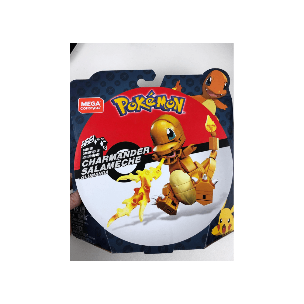 Building Toys Set Build & Show Charmander With 180 Pcs - Pokémon - The Toy Store