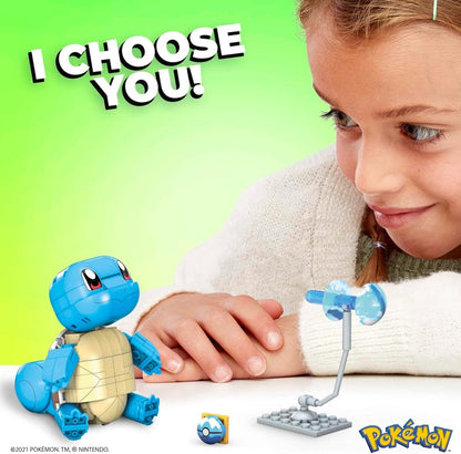 Building Toys Set Build & Show Squirtle With 199 Pcs - Pokémon - The Toy Store
