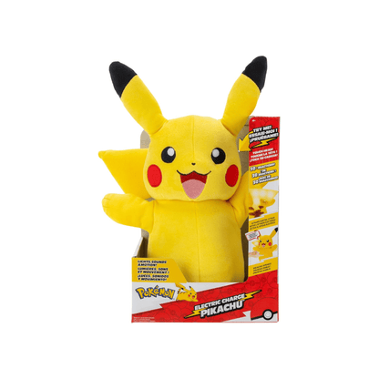 Electric Charge Pikachu Plush Toy - Pokémon - The Toy Store