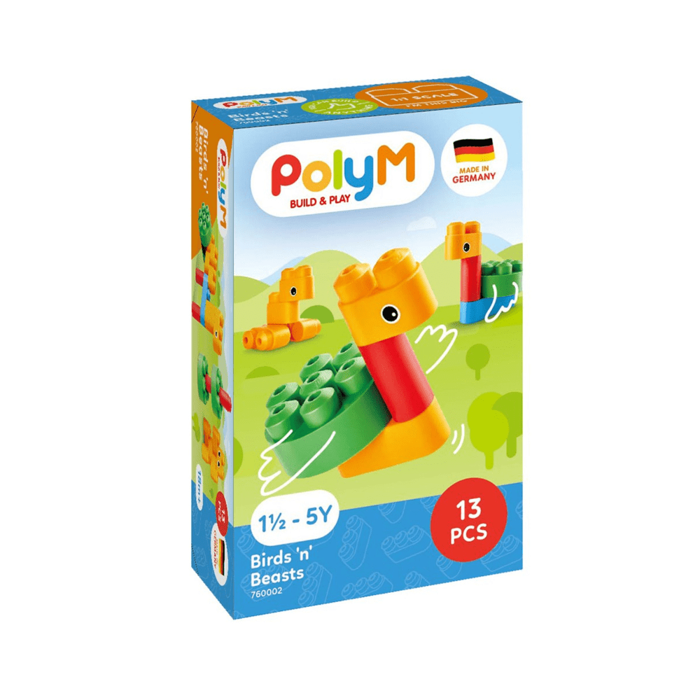 Birds 'N Beasts Building Set - Polym - The Toy Store