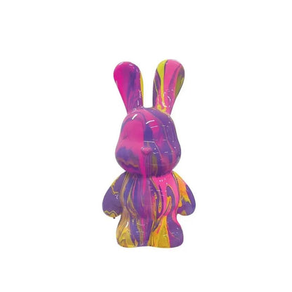 DIY Paint Bunny Vivid Violet Kit - Pour Palz - The Toy Store