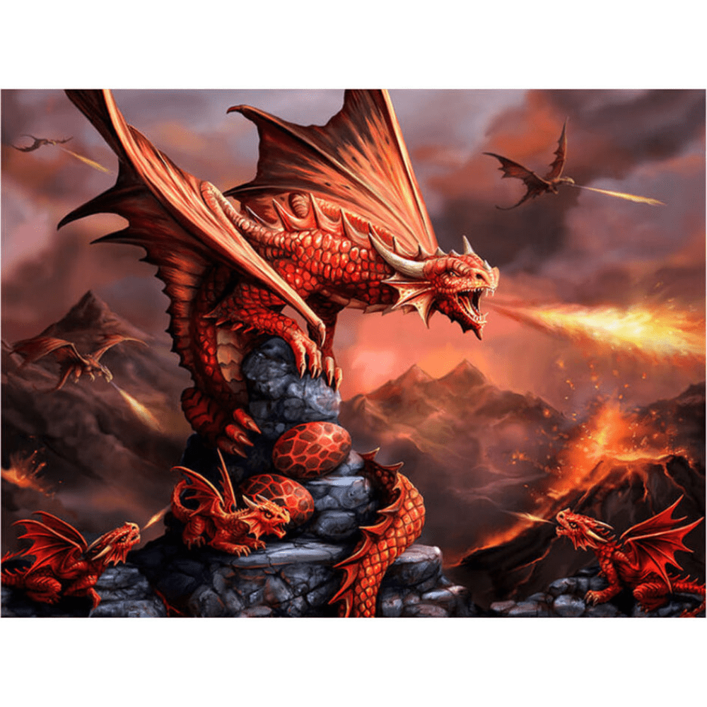 Anne Stokes Fire Dragon Puzzle - Prime 3D - The Toy Store