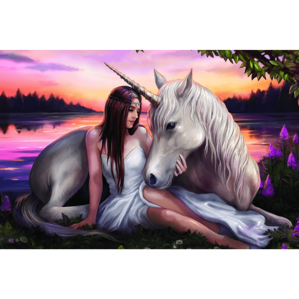 Anne Stokes Pure Heart Sunset Puzzle - Prime 3D - The Toy Store