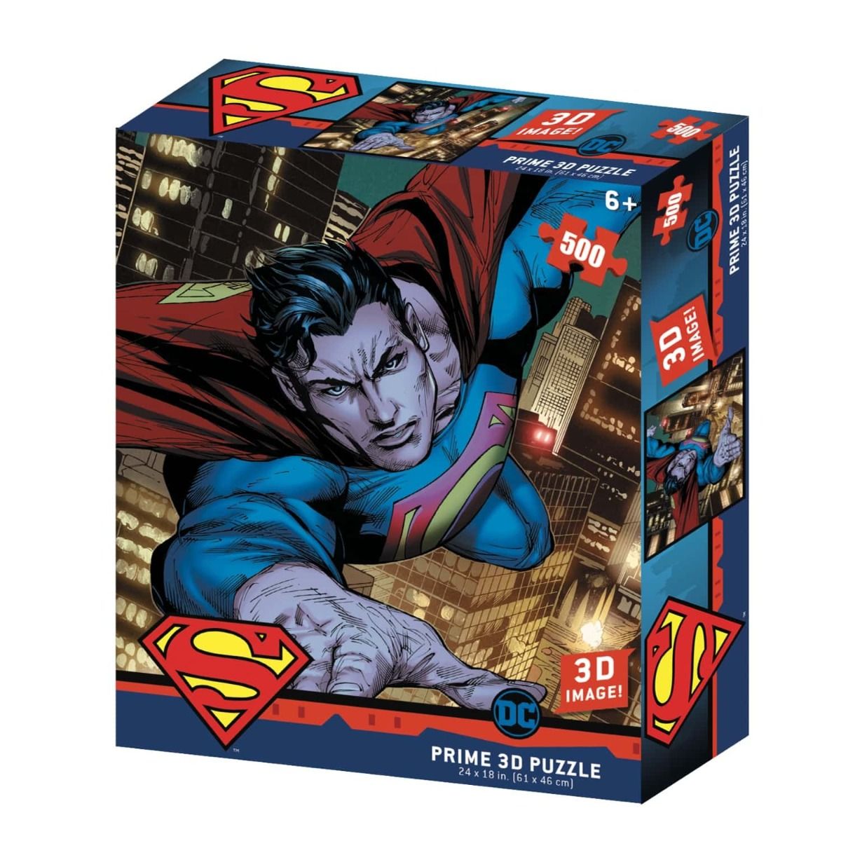Superman Jigsaw Puzzle - Prime 3D - The Toy Store
