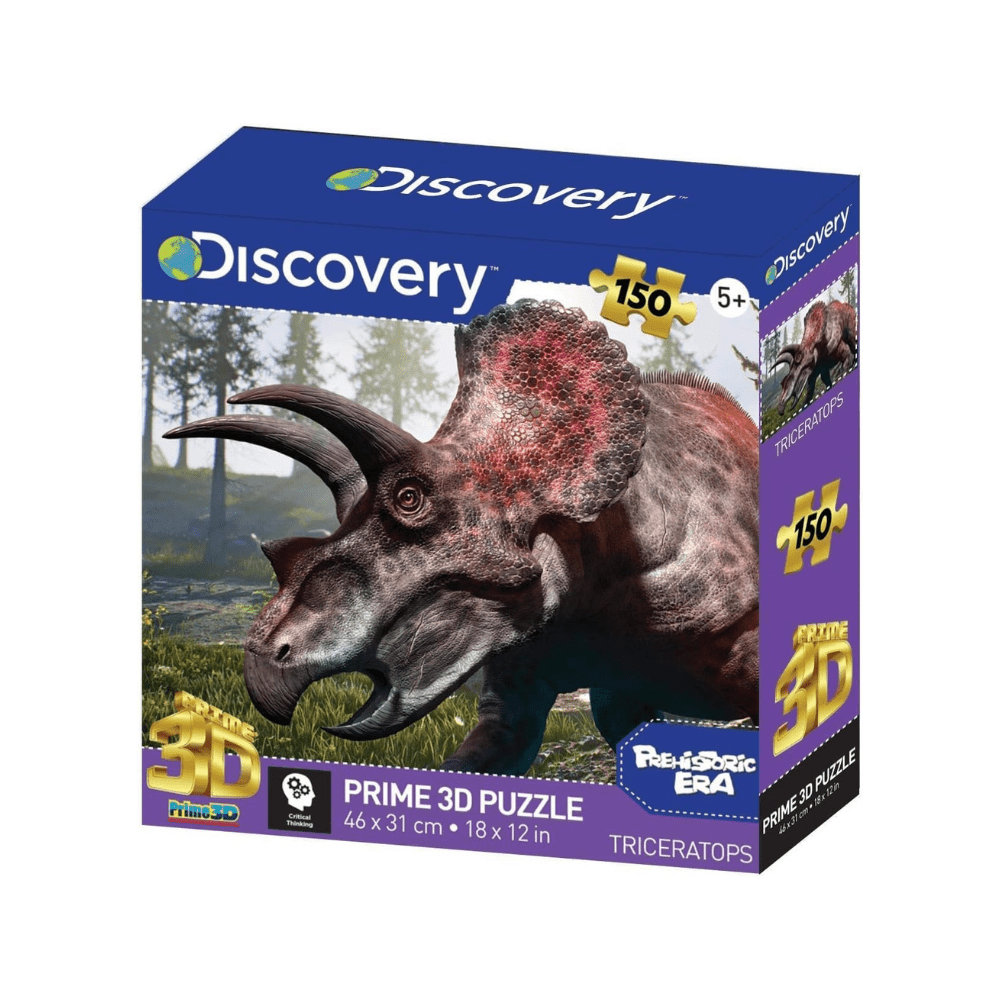 Triceratops Dinosaur Puzzle - Prime 3D - The Toy Store