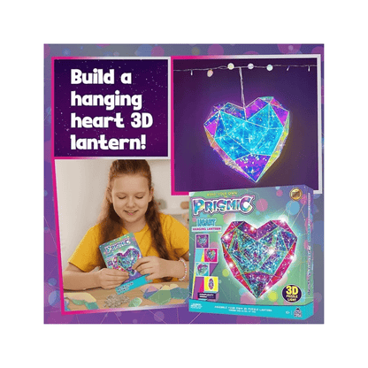 3D Puzzle Lantern - Hanging Heart - Prismic - The Toy Store