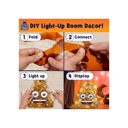Emoji Poo Prismic 3D Puzzle Craft Kit - Prismic - The Toy Store
