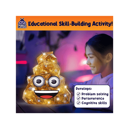 Emoji Poo Prismic 3D Puzzle Craft Kit - Prismic - The Toy Store
