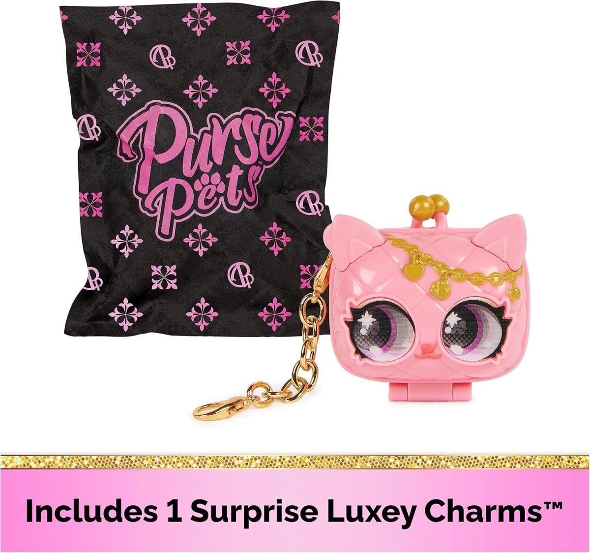 Luxey Charms Single Pack Collectible Pendant - Purse Pets - The Toy Store