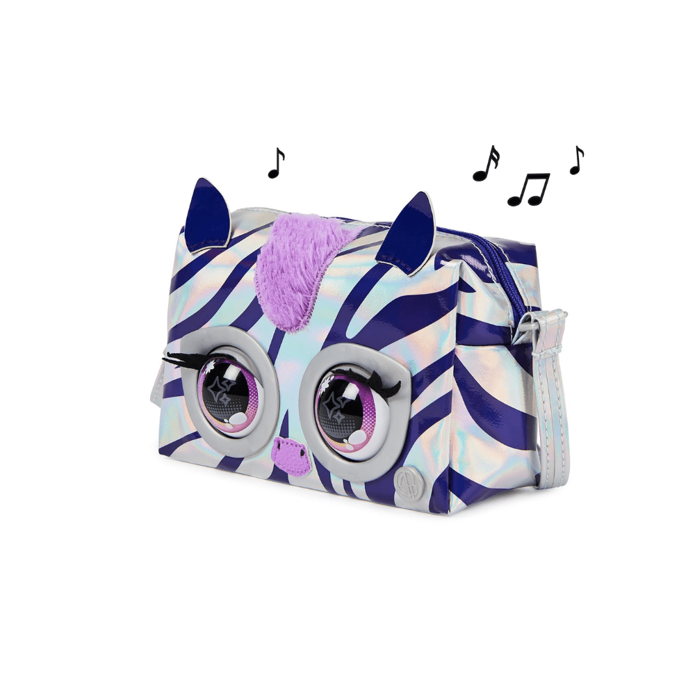 Metallic Magic Zebra - Purse Pets - The Toy Store