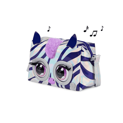 Metallic Magic Zebra - Purse Pets - The Toy Store
