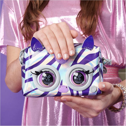 Metallic Magic Zebra - Purse Pets - The Toy Store