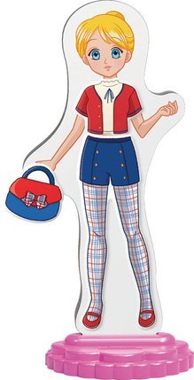 Magnetic Fashion Anna Dress Up - Quercetti - The Toy Store