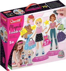 Magnetic Fashion Best Friends Dress Up - Quercetti - The Toy Store