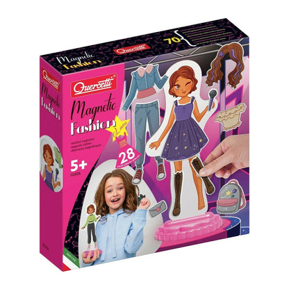 Magnetic Fashion Laura Dress Up - Quercetti - The Toy Store