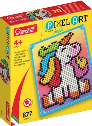 Pixel Art Basic Unicorn Kit - Quercetti - The Toy Store
