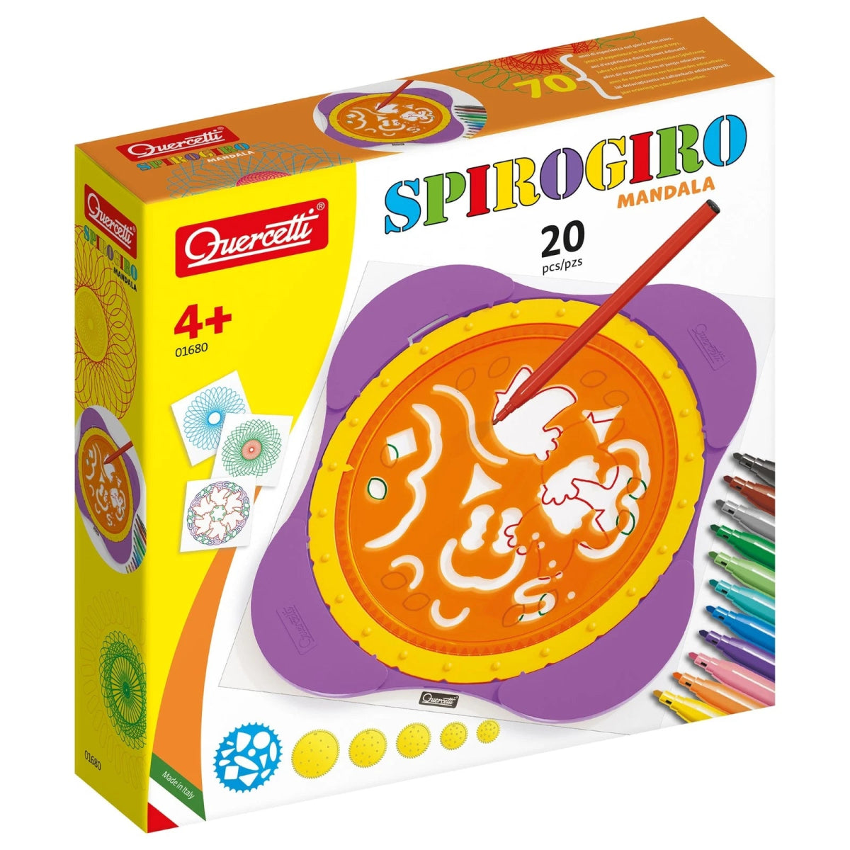 Spirogiro Mandala Art Toy - Quercetti - The Toy Store