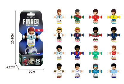 Finger Spinners Football 1 Spieler: mehrere Teamfiguren mit unterschiedlichen Trikots