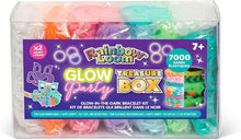 Glow Treasure Box Bänder-Kit für Leuchtarmbänder, 7000 Gummibänder