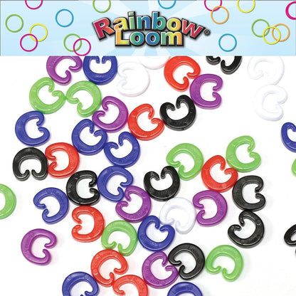 Rainbow Loom Clips/Haken in bunten Farben, einzelne Teile