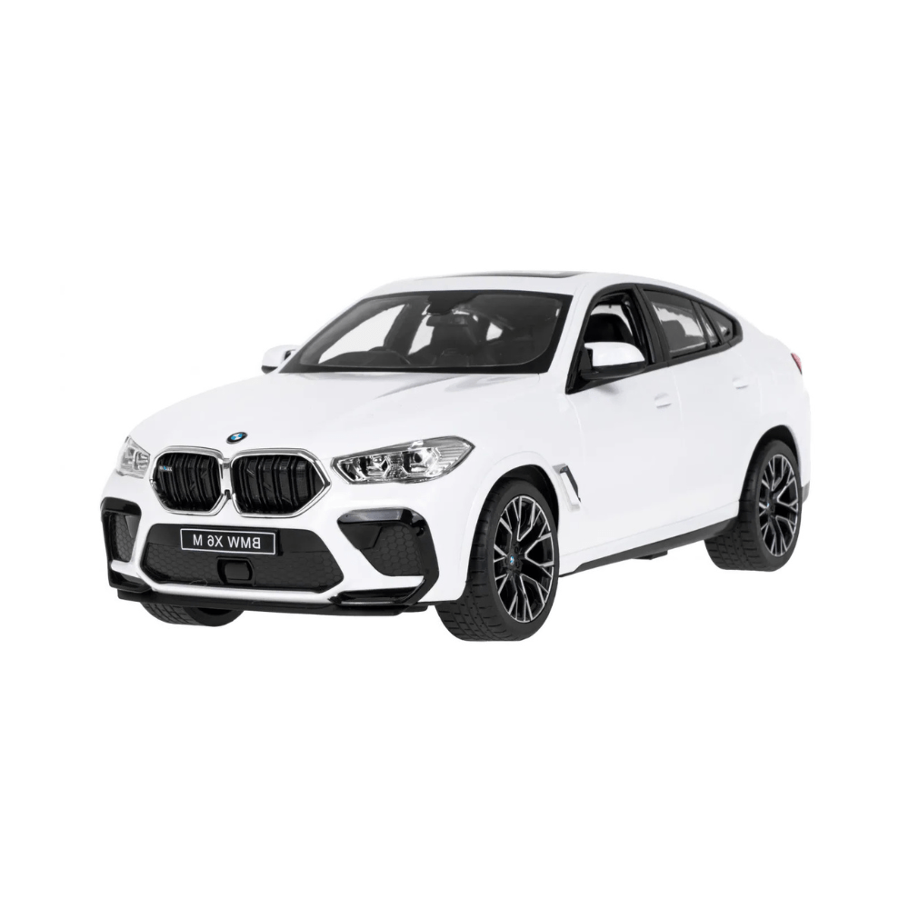 Car R/C Bmw X6 M 1:14 White - Rastar - The Toy Store